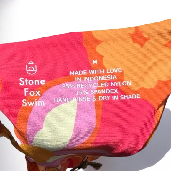 🌻NEW w.tags! REVOLVE Stone Fox Swim Lei Lei Isle Cheeky Bikini Bottom S, M, L - Picture 8 of 13